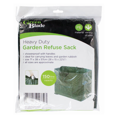 Green Blade Heavy Duty Garden Fefuse Sack 150Litre Green Blade Heavy Duty Garden Fefuse Sack 150Litre